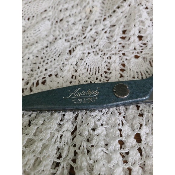 Vintage Antelope Pinking Shears 7” Sewing Scissors USA - Picture 2 of 3